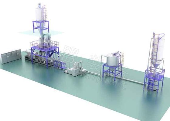 Machine en plastique pétrochimique de pelletisation de Polimerization de rendement optimum pour la poudre de pp